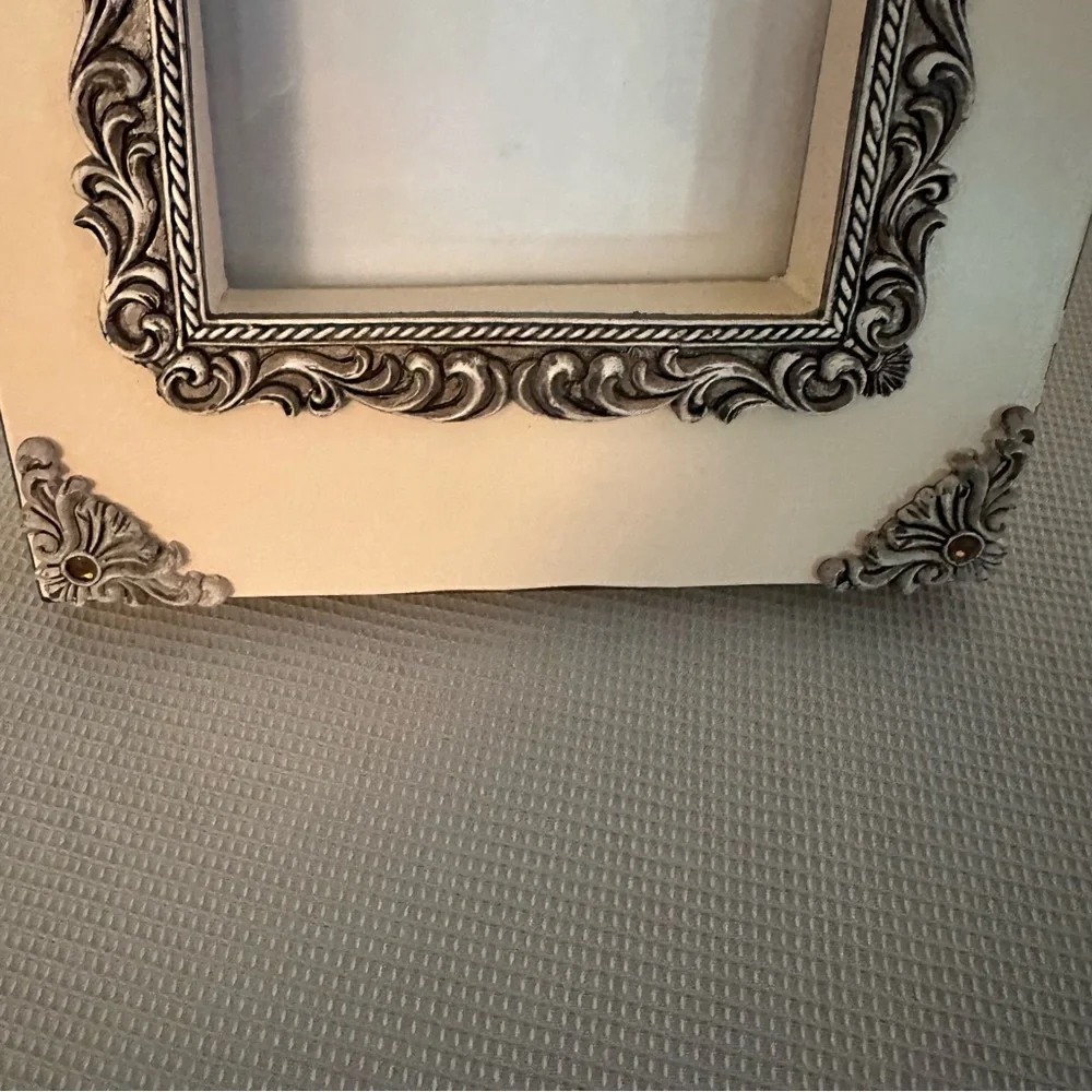 Picture Frame Nice Decorated Cream Color